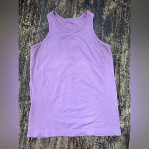 Athleta Fitted Purple Tank Top